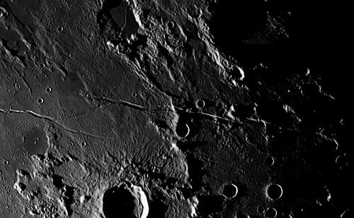 La Lune photographiée avec le RC500